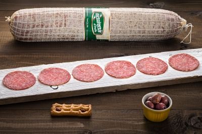 still life food per salumificio salame milano