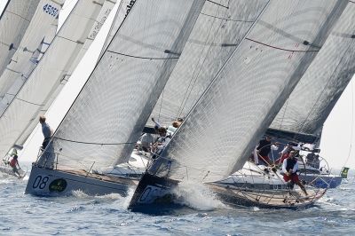 partenza rolex capri sailing week - vela di angelo florio fotografo pubblicitario sailing race napoli roma