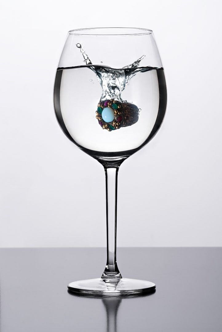 anello con splash still life jewellery