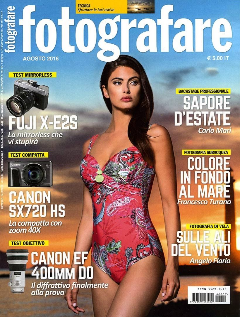 articolo rivista fotografare copertina